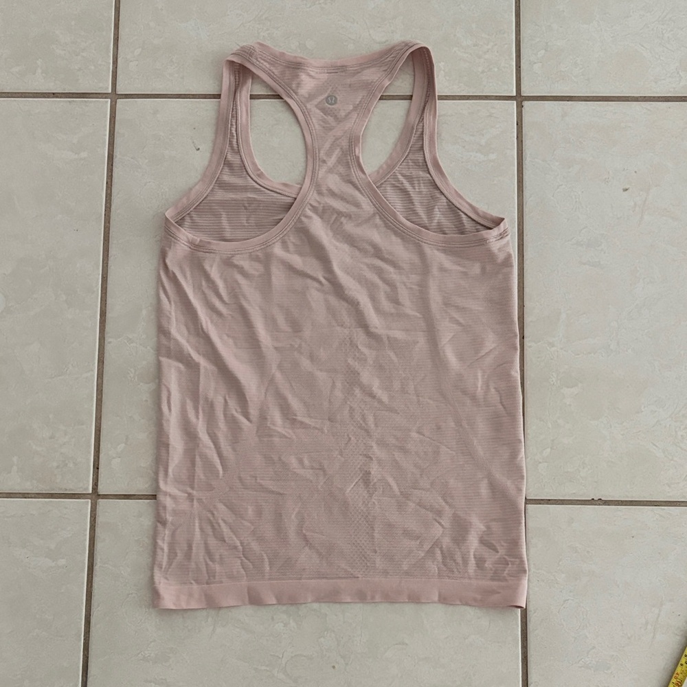 lululemon athletica Light Blush Seamless Racerback Tank